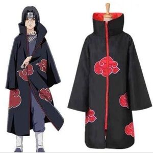 Unisex Naruto Anime Akatsuki
Hooded Cloak Cape Costume Cosplay